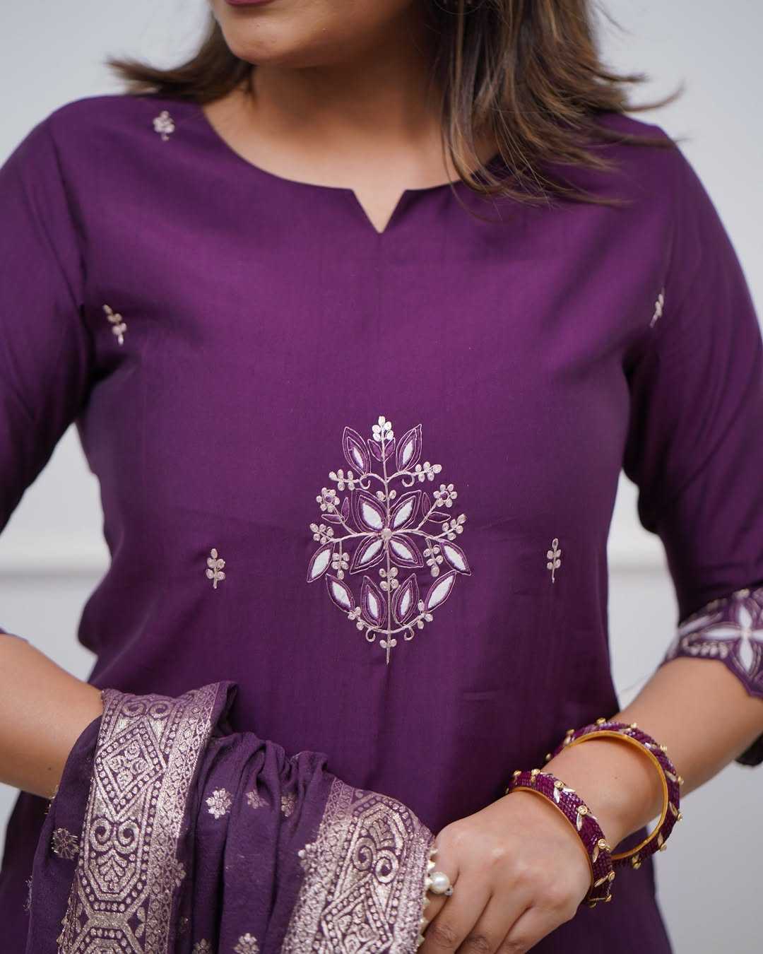 Ynf Chanderi Silk KESH545 1036 Suits & Dresses Wholesale Ladies Suits Embroidery Suits Chanderi Suit Manufacturer