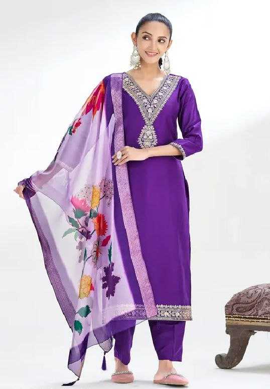 Ynf Chanderi Silk KESH552 70 Suits & Dresses Wholesale Embroidery Suits Party wear suits Chanderi Suit Manufacturer