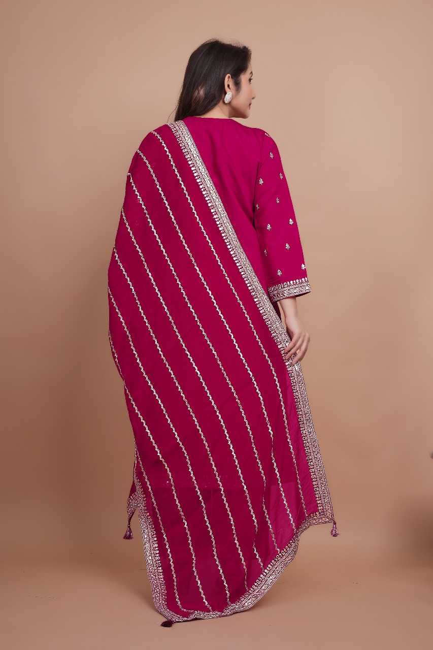 Ynf Chanderi Silk RIN197 4879 Suits & Dresses Wholesale Embroidery Suits Patiala Suits Bridal Suits Manufacturer