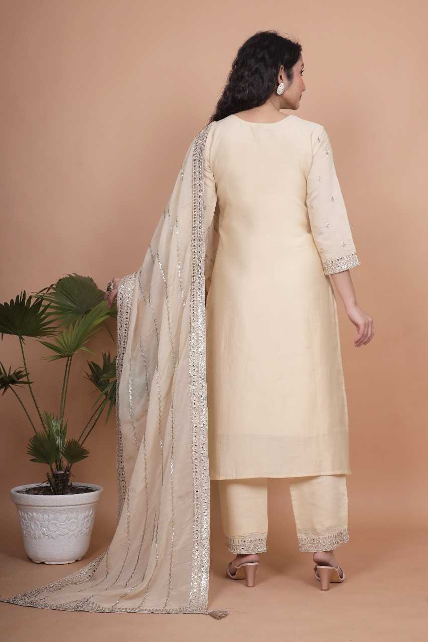 Ynf Chanderi Silk RIN197 4879 Suits & Dresses Wholesale Embroidery Suits Patiala Suits Bridal Suits Manufacturer
