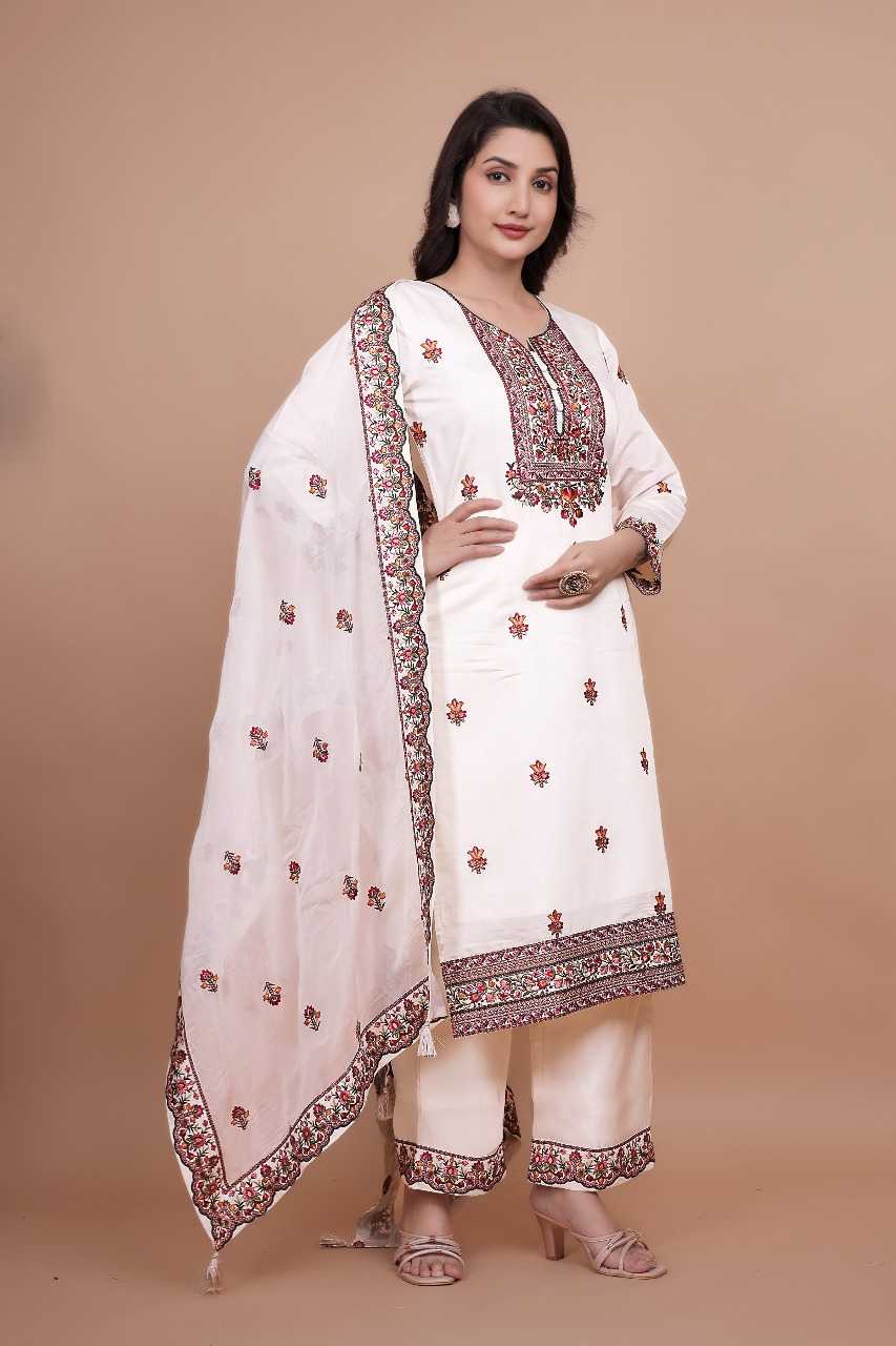 Ynf Chanderi Silk RIN197 4881 Suits & Dresses Wholesale Embroidery Suits Party wear suits Designer Suits Manufacturer