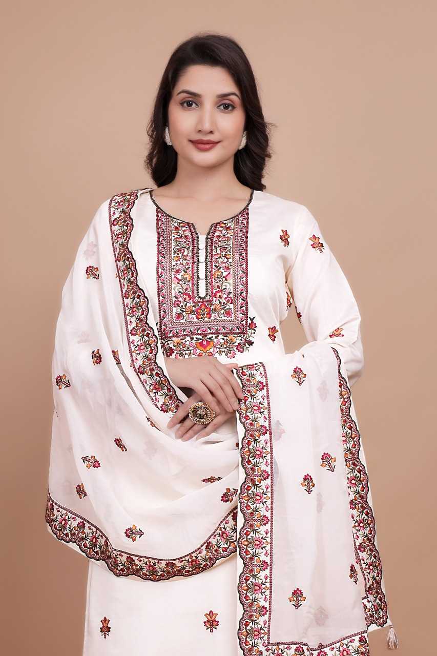 Ynf Chanderi Silk RIN197 4881 Suits & Dresses Wholesale Embroidery Suits Party wear suits Designer Suits Manufacturer