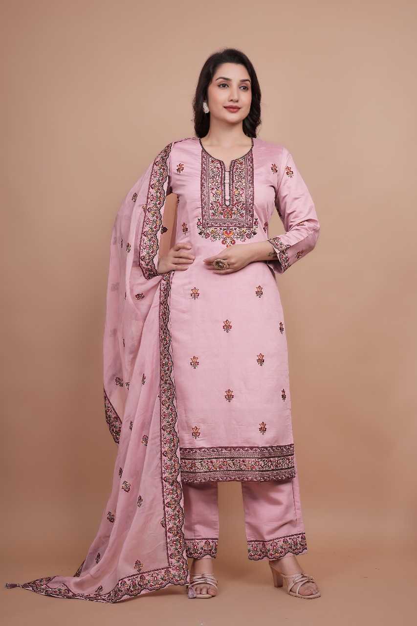 Ynf Chanderi Silk RIN197 4881 Suits & Dresses Wholesale Embroidery Suits Party wear suits Designer Suits Manufacturer