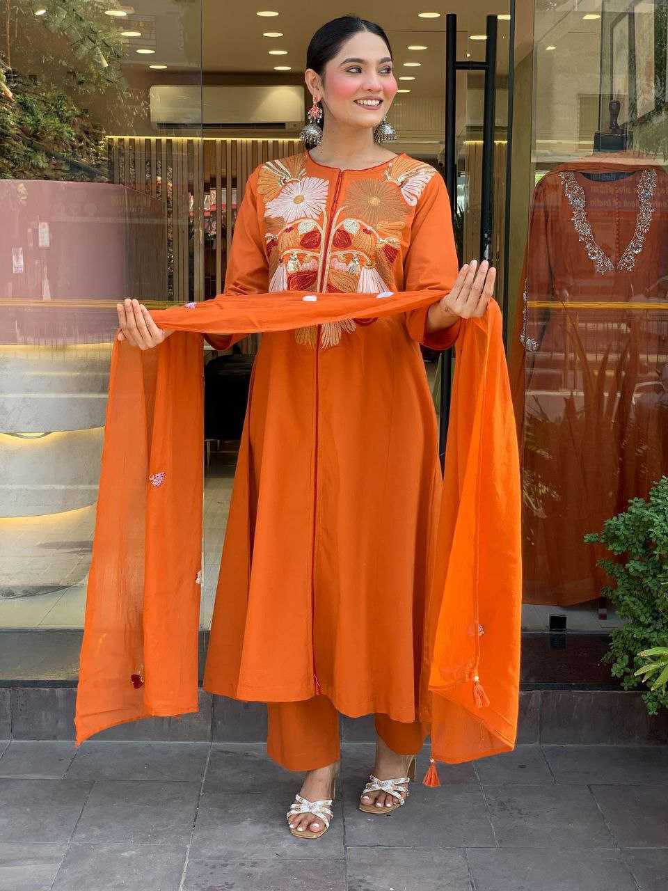 Ynf Chanderi Silk RIN217 330 Suits & Dresses Wedding Collections Festive Collections Wholesale Chanderi Suit Embroidered Suits Wedding guest dresses Manufacturer