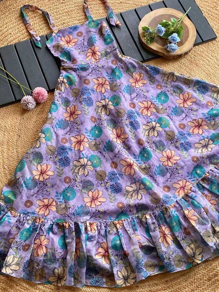 Ynf Chanderi Soft KESH249 KP060525 Kids Wear Wholesale Ethnic Dresses For Kids Manufacturer