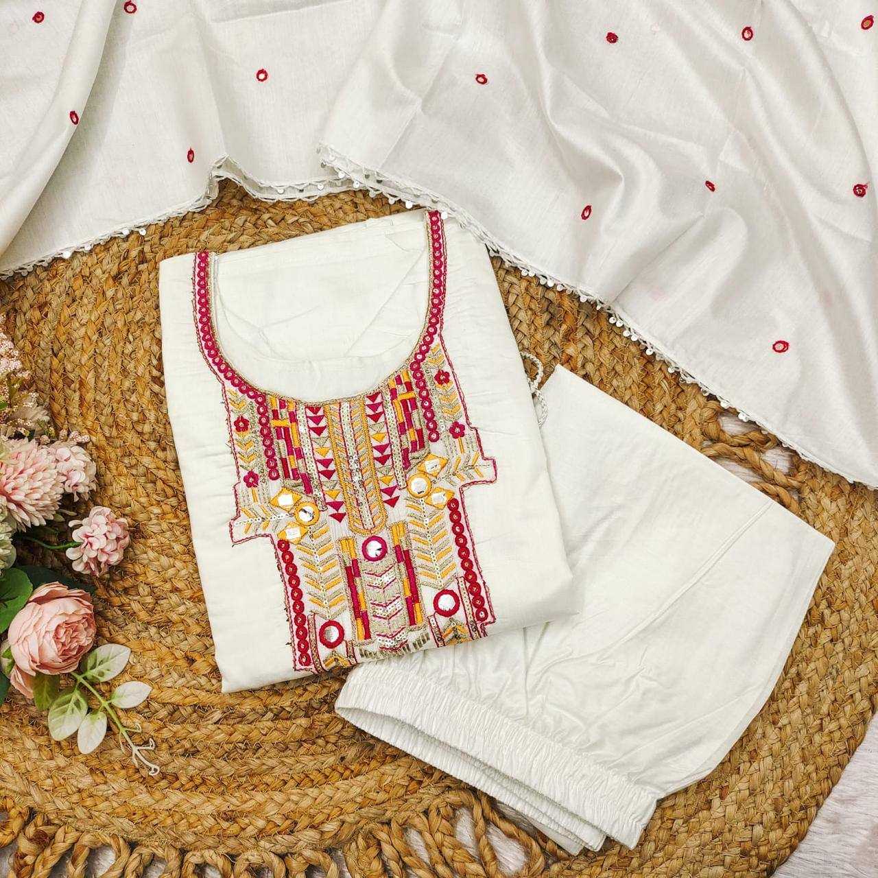 Ynf Chanderi Soft KESH501 jumla Suits & Dresses Wholesale Embroidery Suits Party wear suits Designer Suits Manufacturer