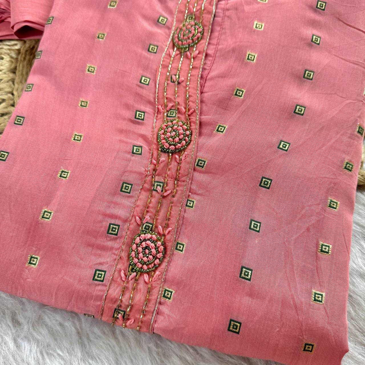 Ynf Chanderi Soft KESH513 478 Suits & Dresses Wedding Collections Festive Collections Wholesale Chanderi Suit Casual Dresses Handwork Suits Manufacturer