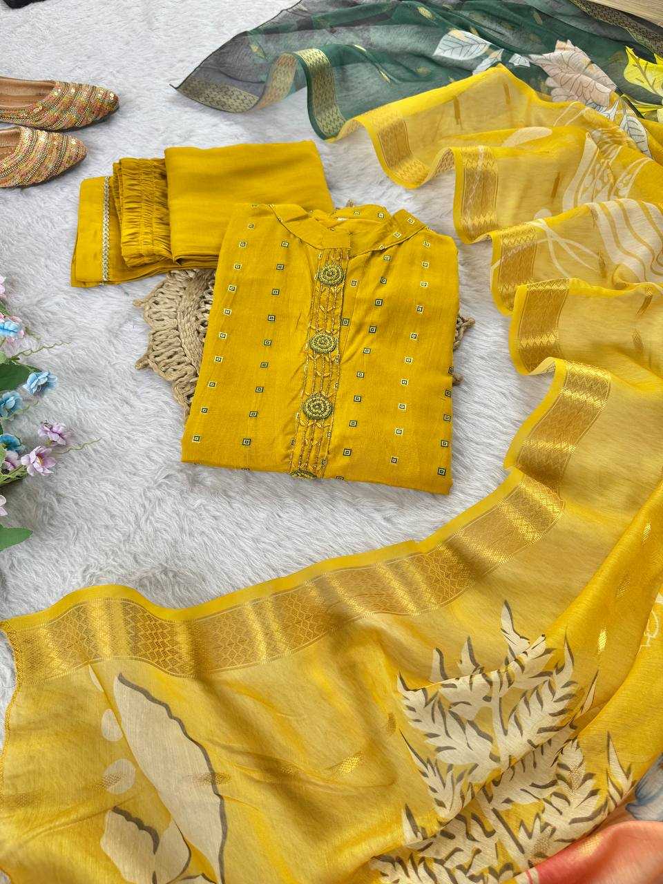 Ynf Chanderi Soft KESH513 481 Suits & Dresses Wedding Collections Festive Collections Wholesale Ladies Salwar Suits Chanderi Suit Designer Suits Manufacturer