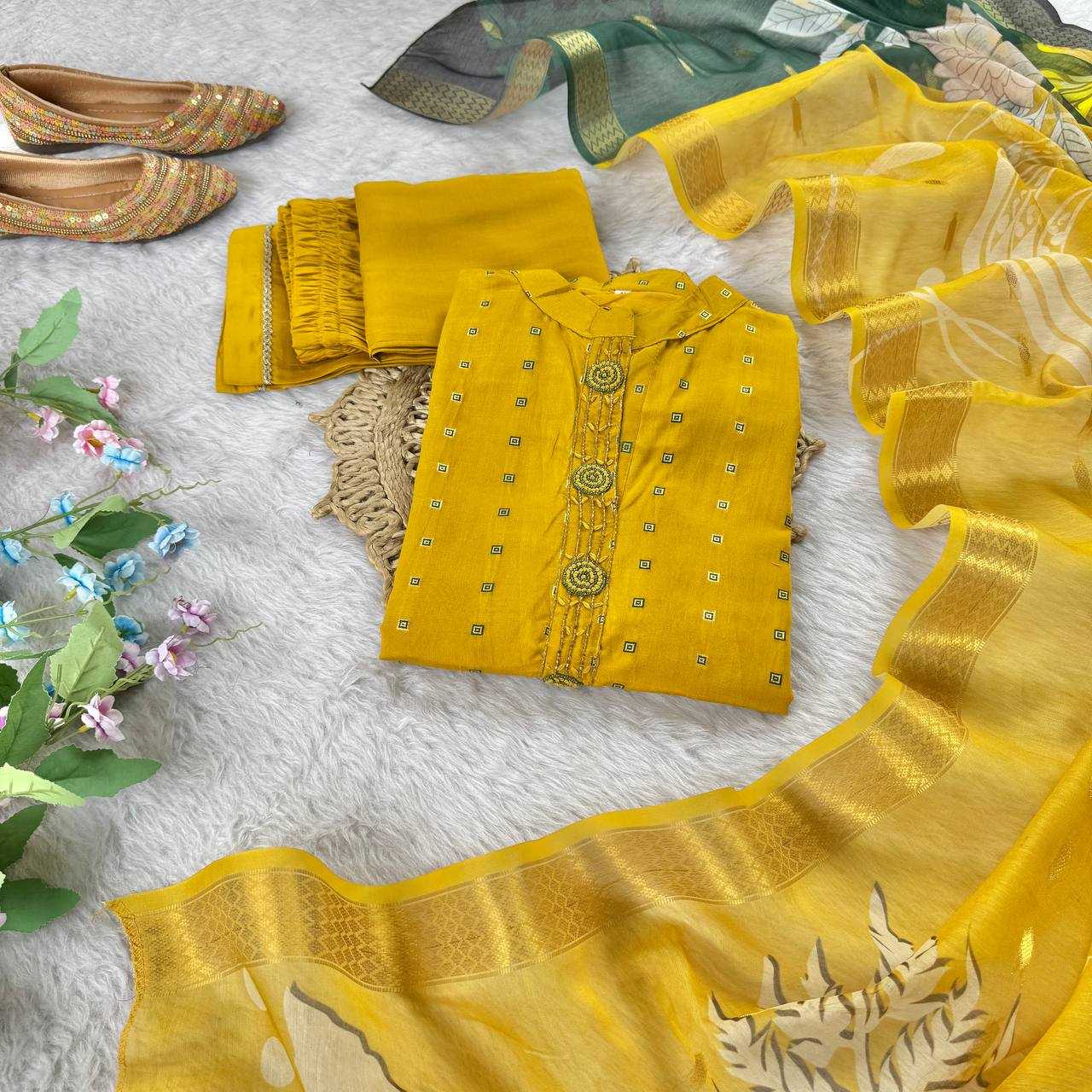 Ynf Chanderi Soft KESH513 481 Suits & Dresses Wedding Collections Festive Collections Wholesale Ladies Salwar Suits Chanderi Suit Designer Suits Manufacturer