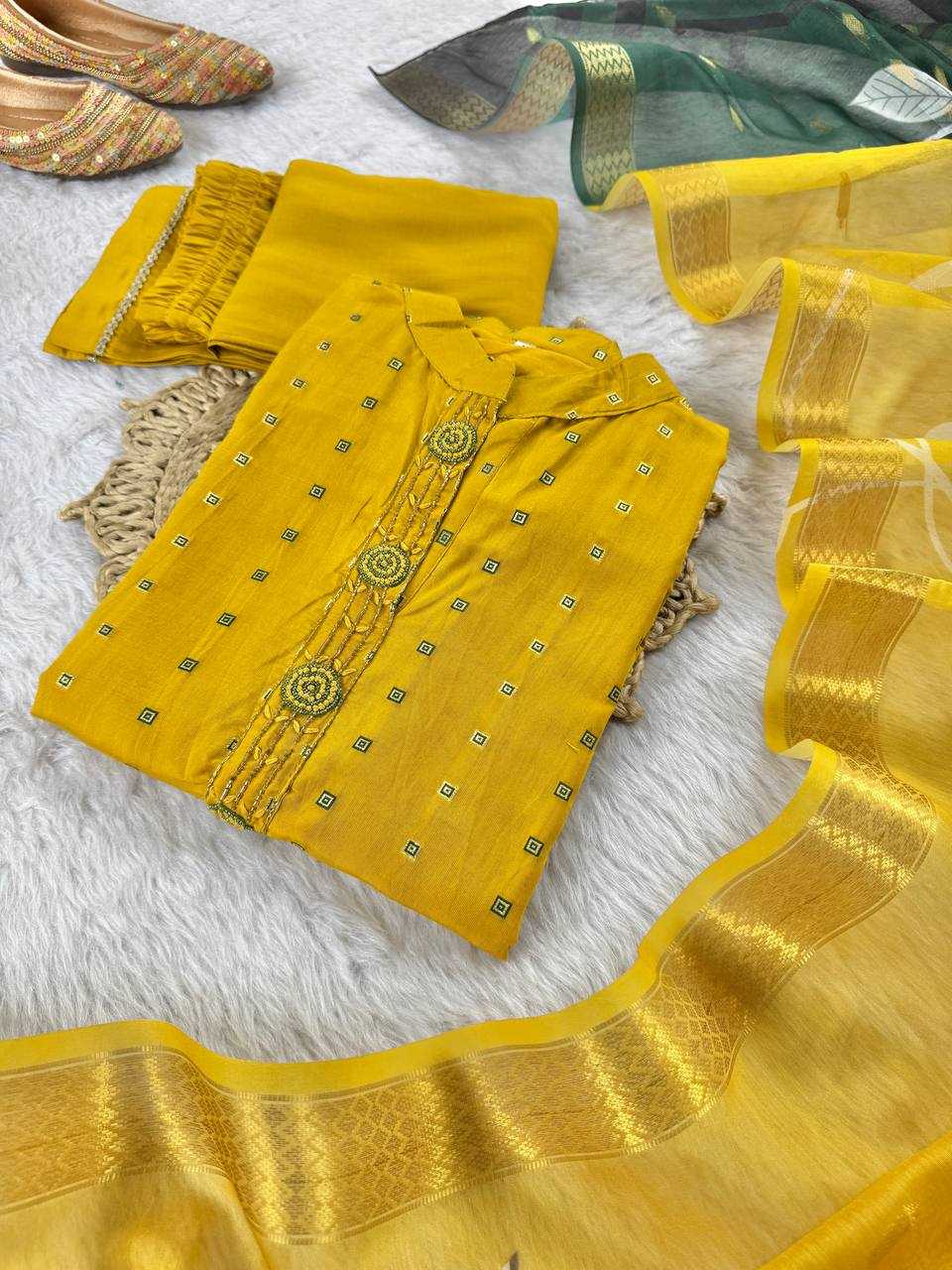 Ynf Chanderi Soft KESH513 481 Suits & Dresses Wedding Collections Festive Collections Wholesale Ladies Salwar Suits Chanderi Suit Designer Suits Manufacturer