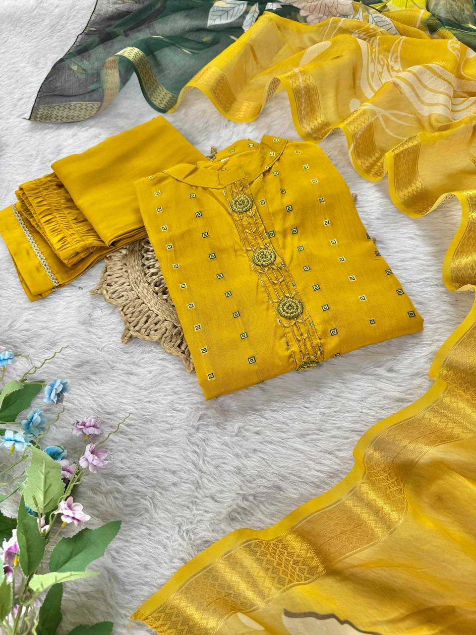 Ynf Chanderi Soft KESH513 481 Suits & Dresses Wedding Collections Festive Collections Wholesale Ladies Salwar Suits Chanderi Suit Designer Suits Manufacturer