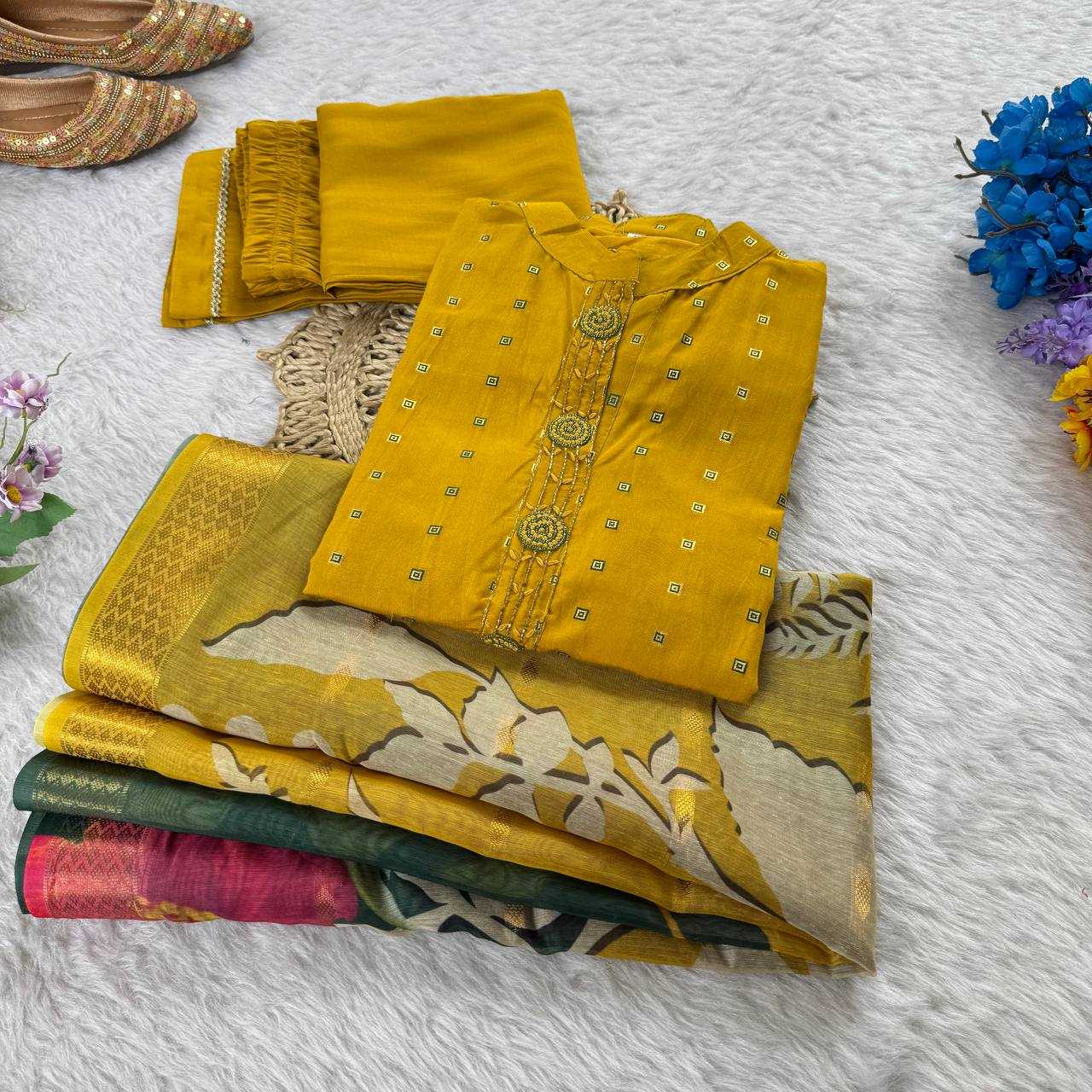 Ynf Chanderi Soft KESH513 481 Suits & Dresses Wedding Collections Festive Collections Wholesale Ladies Salwar Suits Chanderi Suit Designer Suits Manufacturer