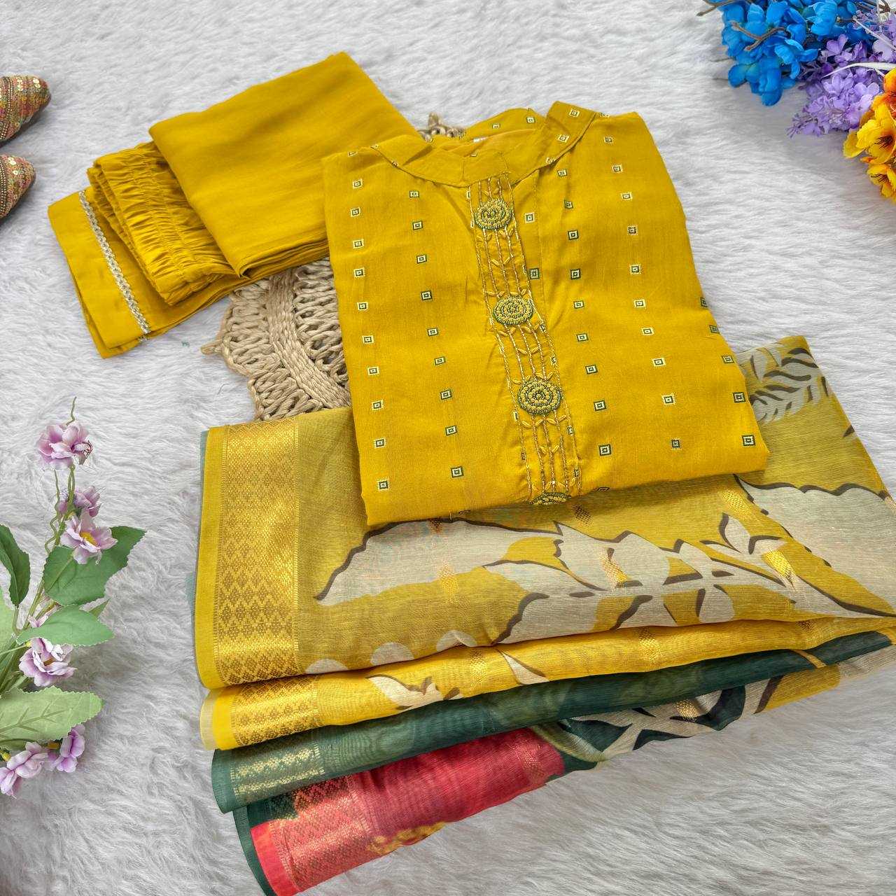 Ynf Chanderi Soft KESH513 481 Suits & Dresses Wedding Collections Festive Collections Wholesale Ladies Salwar Suits Chanderi Suit Designer Suits Manufacturer