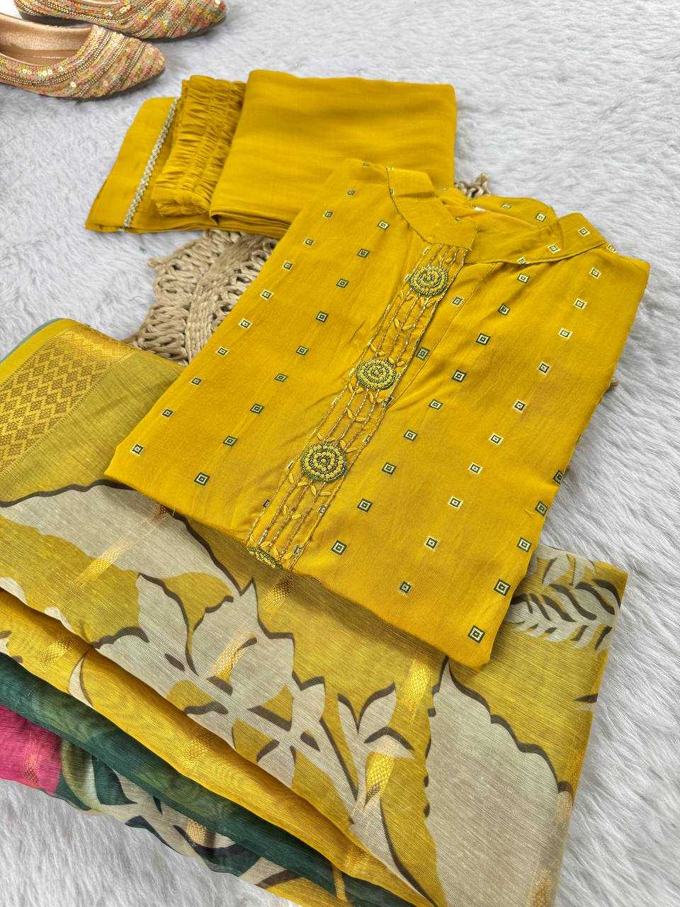 Ynf Chanderi Soft KESH513 481 Suits & Dresses Wedding Collections Festive Collections Wholesale Ladies Salwar Suits Chanderi Suit Designer Suits Manufacturer