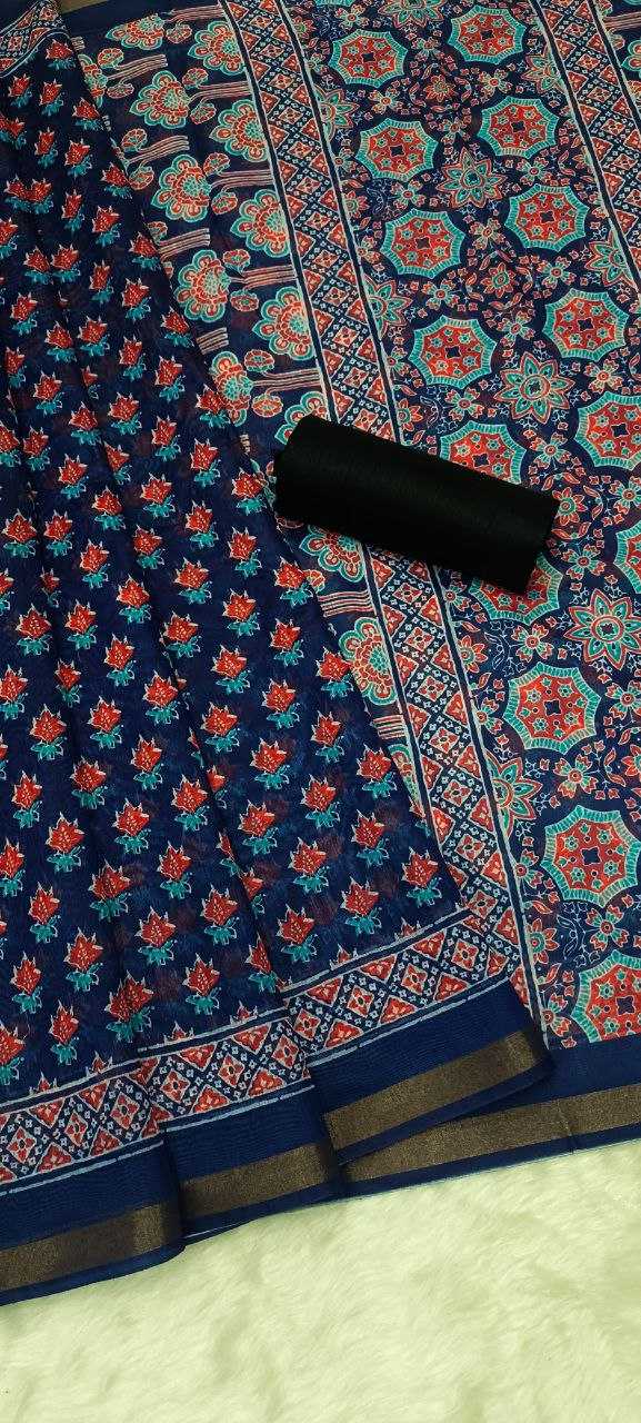 Ynf Chanderi Soft KESH518 4329 Sarees Wholesale Printed Sarees Chanderi Sarees Cotton Sarees Manufacturer