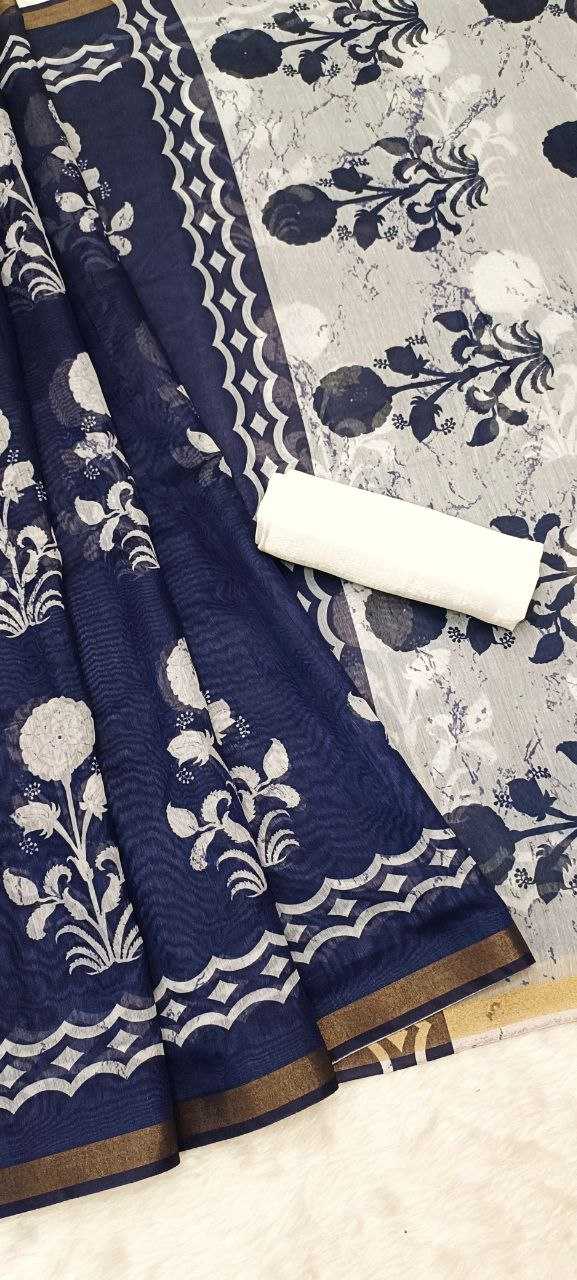 Ynf Chanderi Soft KESH518 4329 Sarees Wholesale Printed Sarees Chanderi Sarees Cotton Sarees Manufacturer