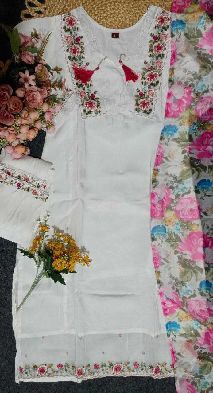 Ynf Chanderi Soft KESH550 199 Kurti Festive Collections Wholesale Designer Kurtis Embroidered Kurtis Onam Collections Manufacturer