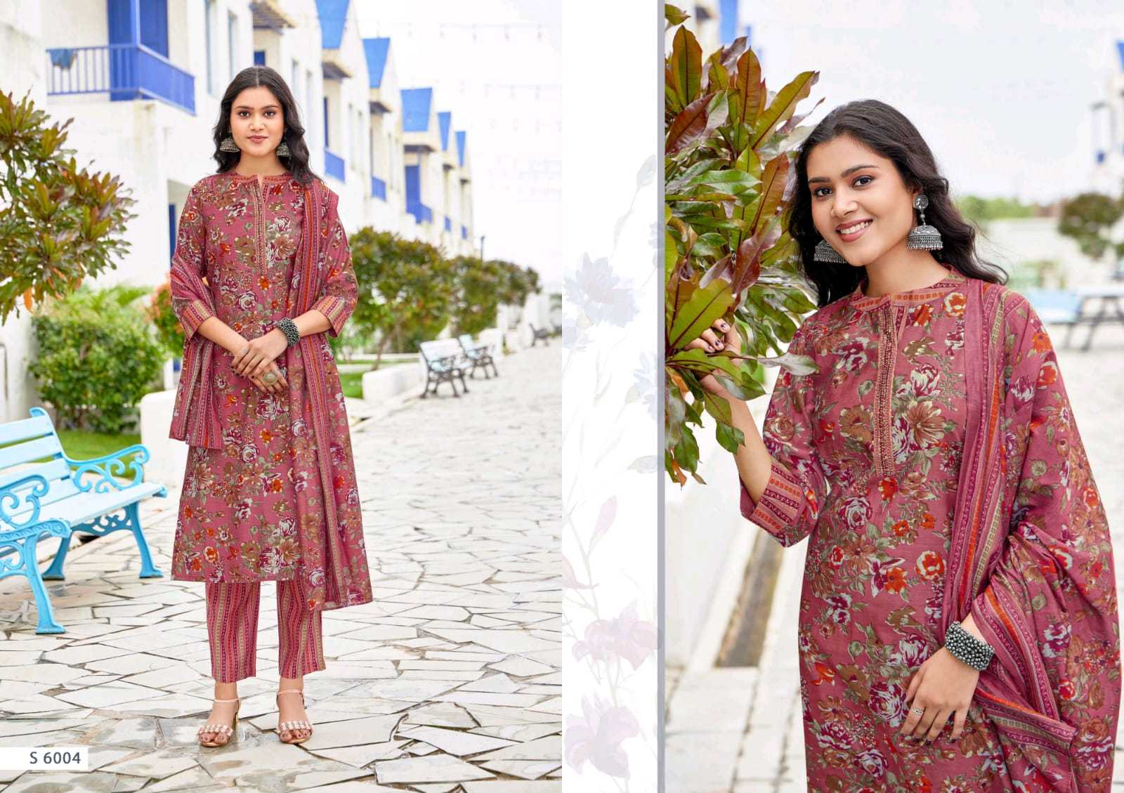 Ynf Chanderi Soft RIN190 SUBHASH-RAKSHITA Setwise Collections Wholesale Dresses & Suits Catalogs Manufacturer