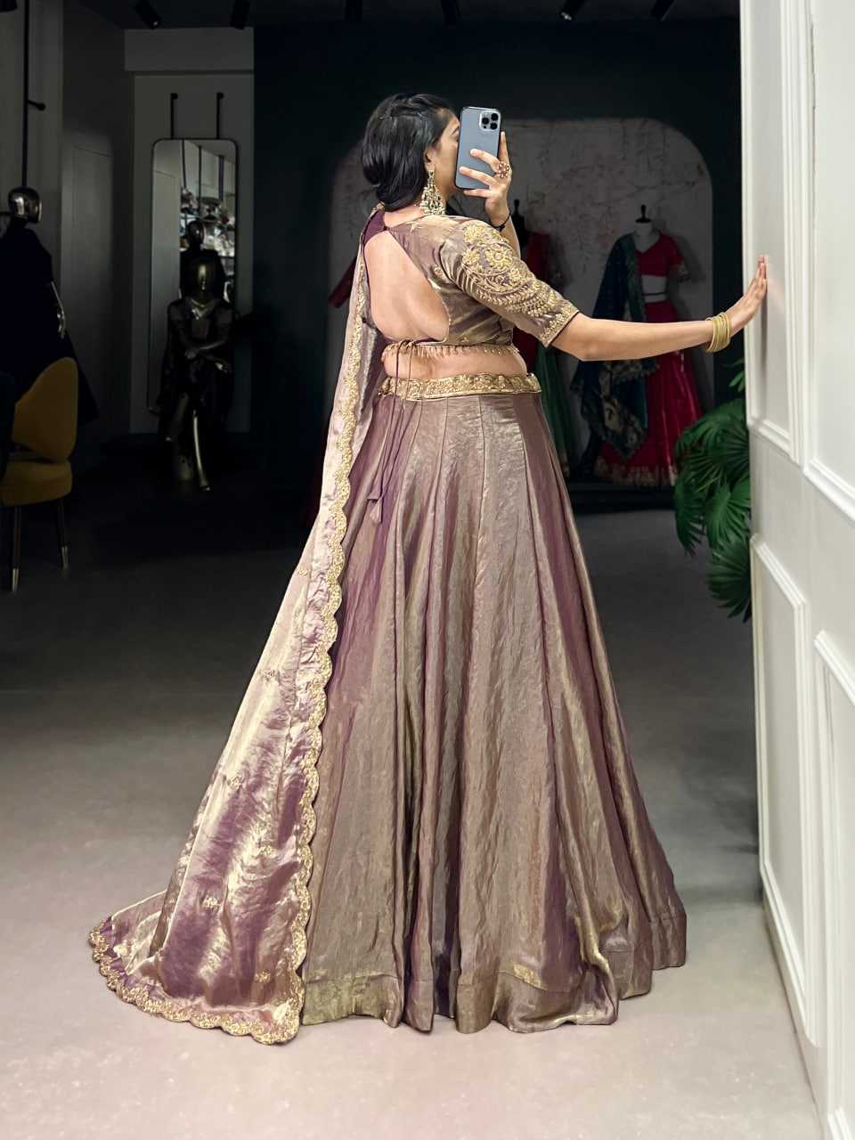 Ynf Chiffon KESH134 1440 Lehengas Wedding Collections Festive Collections Wholesale Embroidered Lehenga Sequins Lehenga Lehenga With Blouse Manufacturer