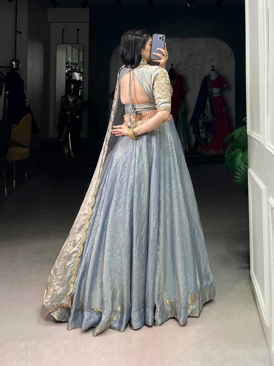 Ynf Chiffon KESH134 1440 Lehengas Wedding Collections Festive Collections Wholesale Embroidered Lehenga Sequins Lehenga Lehenga With Blouse Manufacturer