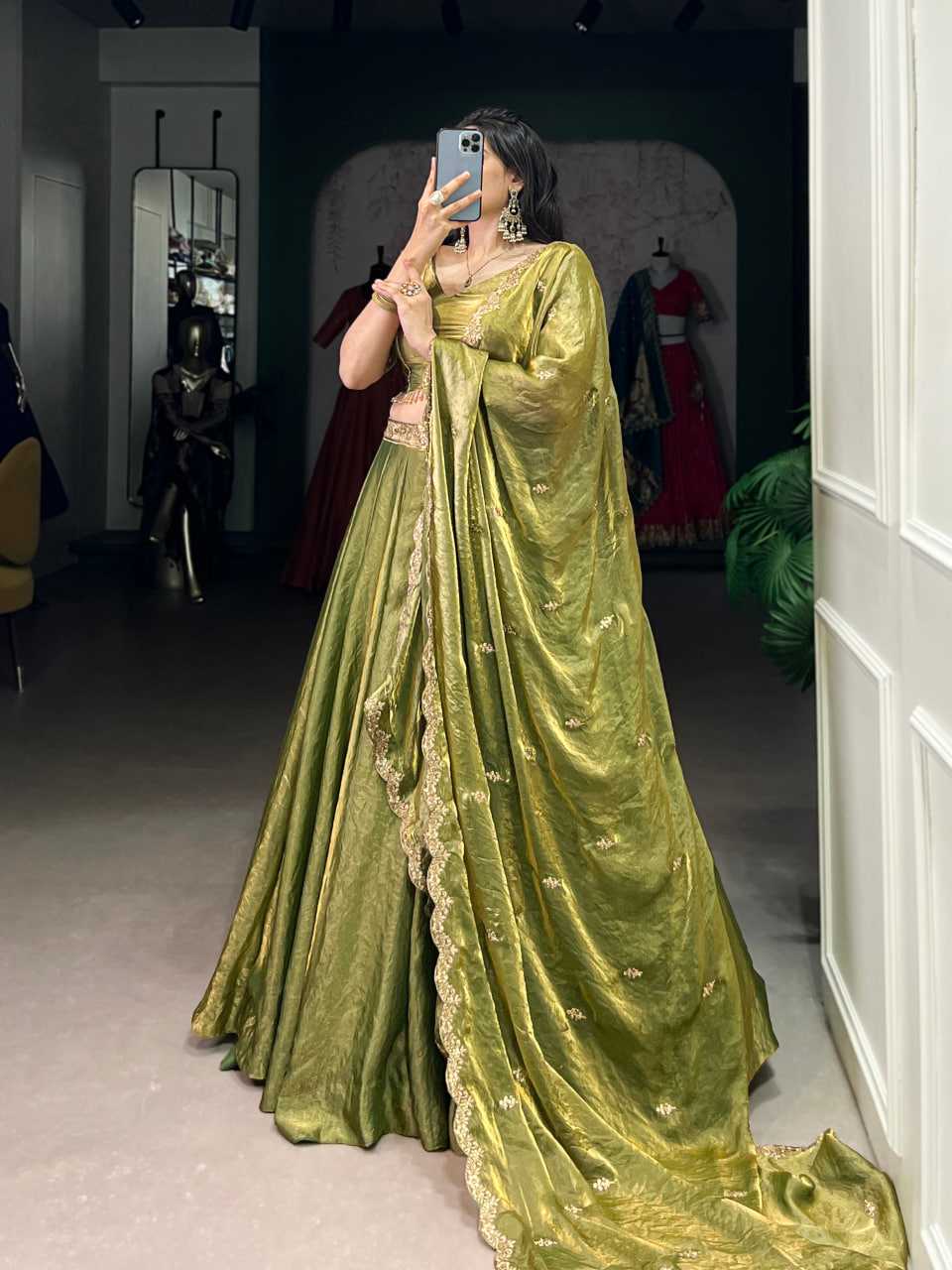 Ynf Chiffon KESH134 1440 Lehengas Wedding Collections Festive Collections Wholesale Embroidered Lehenga Sequins Lehenga Lehenga With Blouse Manufacturer