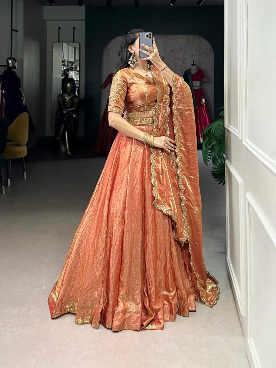 Ynf Chiffon KESH134 1440 Lehengas Wedding Collections Festive Collections Wholesale Embroidered Lehenga Sequins Lehenga Lehenga With Blouse Manufacturer