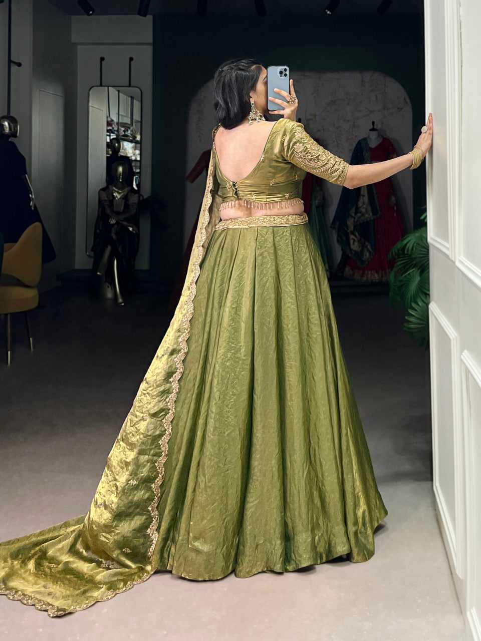 Ynf Chiffon KESH134 1440 Lehengas Wedding Collections Festive Collections Wholesale Embroidered Lehenga Sequins Lehenga Lehenga With Blouse Manufacturer