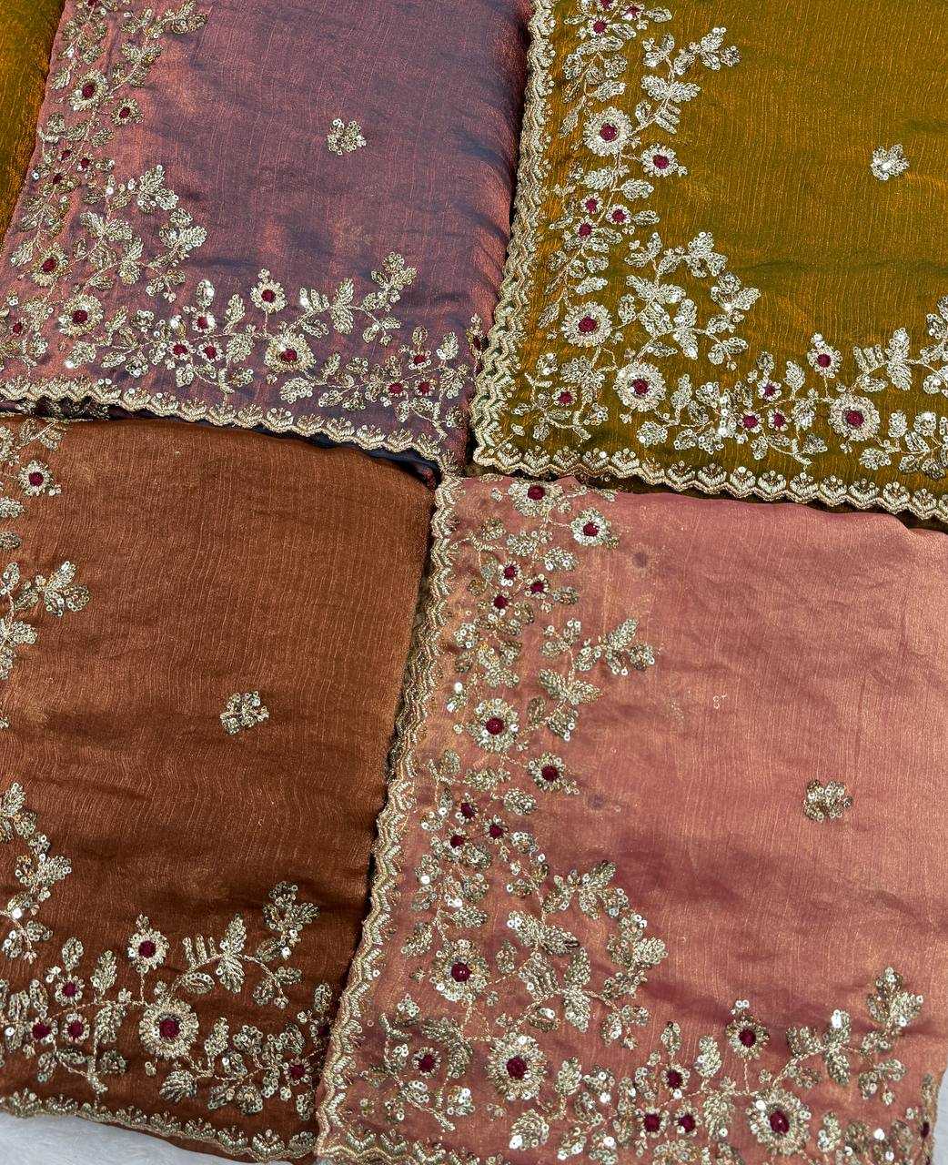 Ynf Chiffon KESH151 5461 Sarees Wholesale Designer Sarees Party Wear Sarees Embroidered Sarees Manufacturer