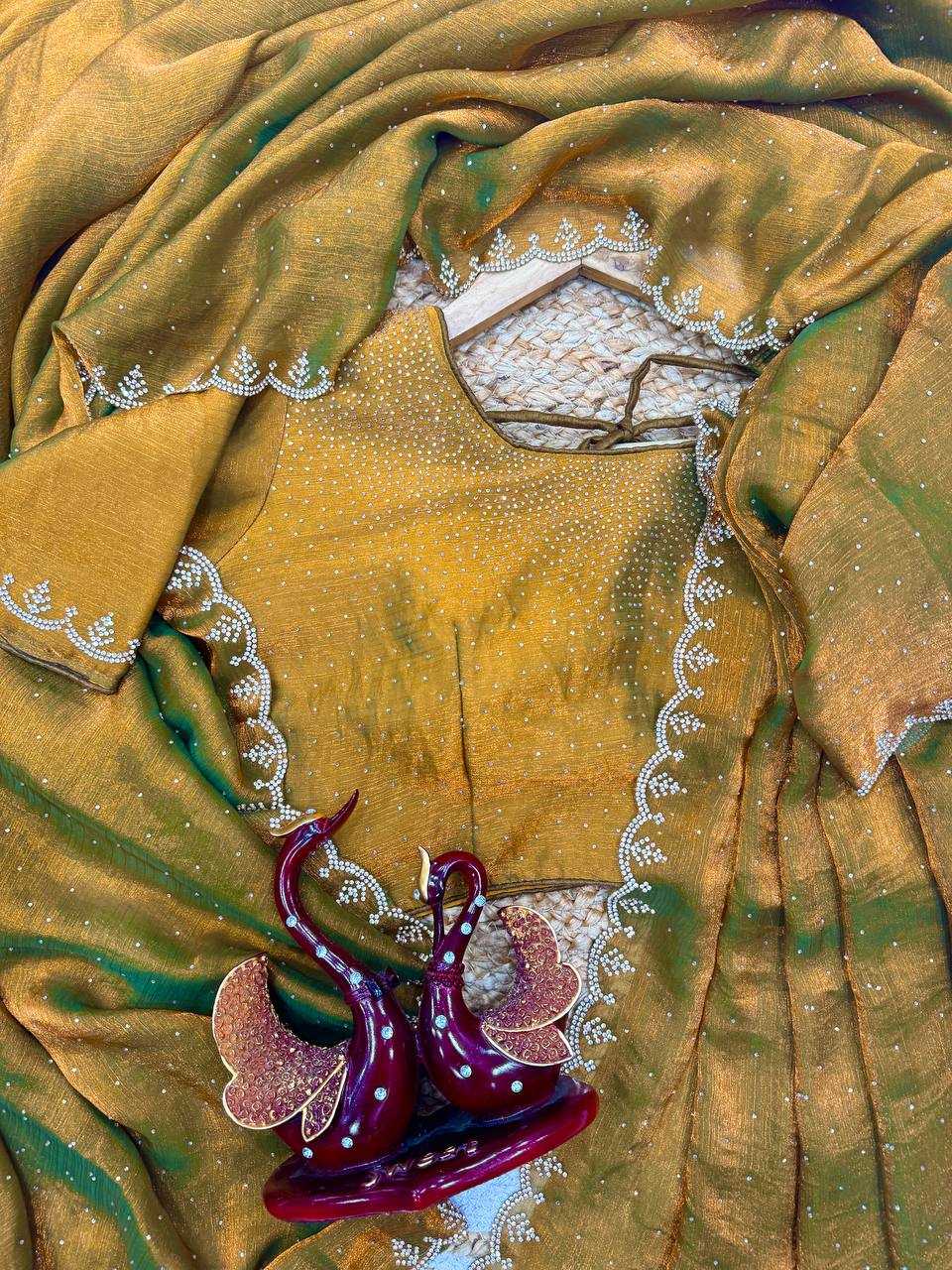 Ynf Chiffon KESH151 5473 Sarees Wedding Collections Festive Collections Wholesale Chiffon Sarees Sarees With Blouse Haldi Outfits Manufacturer