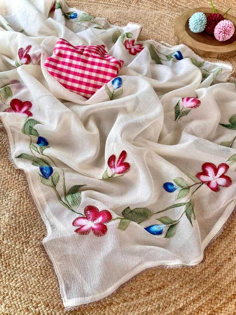 Ynf Chiffon KESH249 Lal Pari Sarees Festive Collections Wholesale Designer Sarees Chiffon Sarees Onam Collections Manufacturer