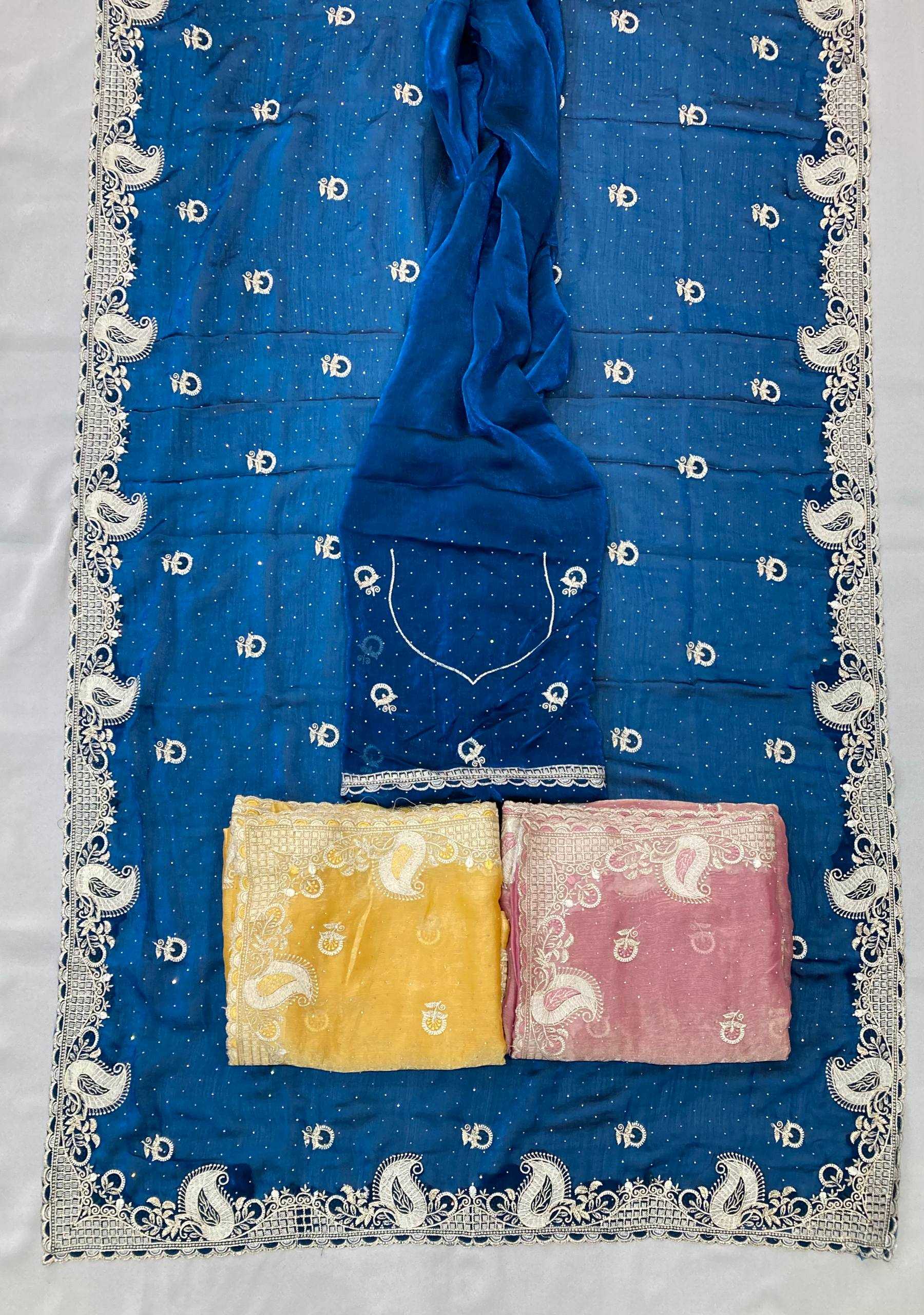 Ynf Chiffon RIN188 Hammers4 Sarees Wholesale Fancy Sarees Chiffon Sarees Embroidered Sarees Manufacturer