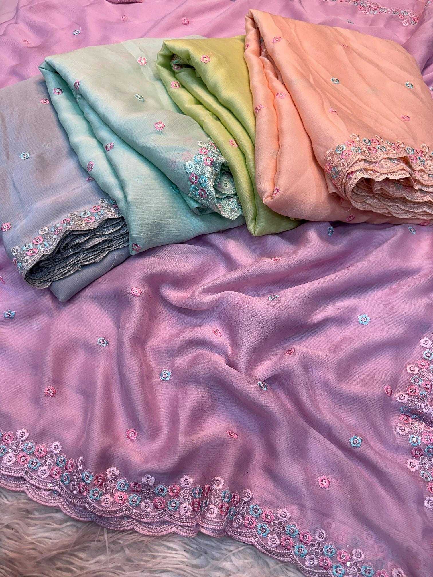 Ynf Chiffon RIN198 LOVE BITE Silk Sarees Wholesale Soft Silk Sarees Designer Silk Sarees Embroidered Silk Sarees Manufacturer