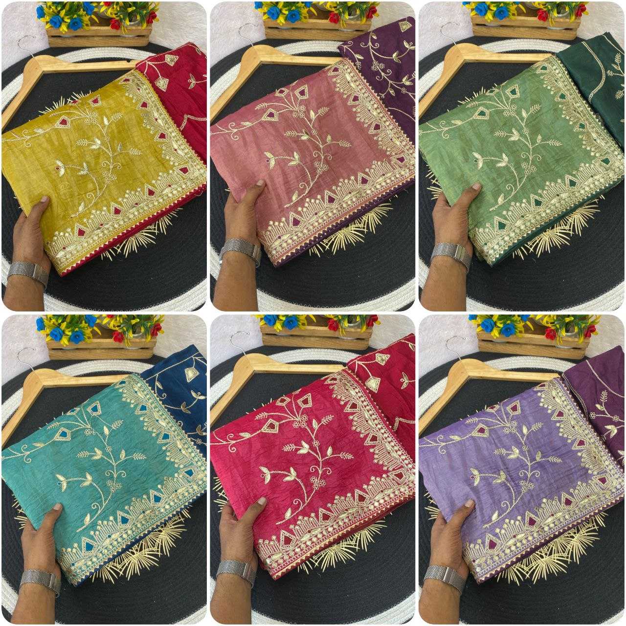 Ynf Chiffon RIN216 hasti Sarees Wedding Collections Festive Collections Wholesale Chiffon Sarees Embroidered Sarees Sarees With Blouse Manufacturer