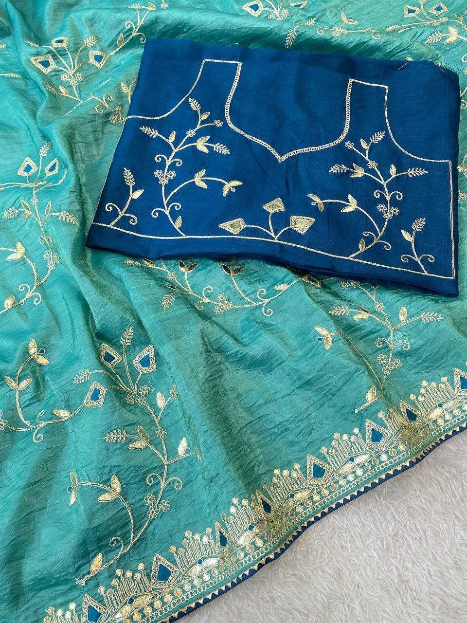 Ynf Chiffon RIN216 hasti Sarees Wedding Collections Festive Collections Wholesale Chiffon Sarees Embroidered Sarees Sarees With Blouse Manufacturer