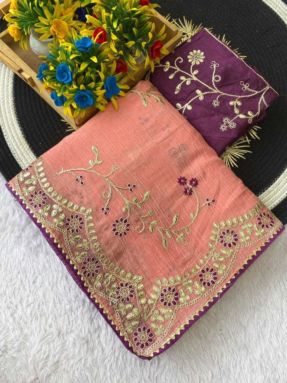 Ynf Chiffon RIN216 Priti Sarees Wedding Collections Festive Collections Wholesale Chiffon Sarees Embroidered Sarees Sarees With Blouse Manufacturer