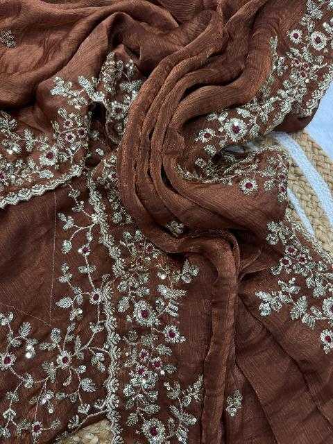 Ynf Chiffon RIN222 Amira Sarees Wholesale Sequence Sarees Chiffon Sarees Cutwork Saree Manufacturer