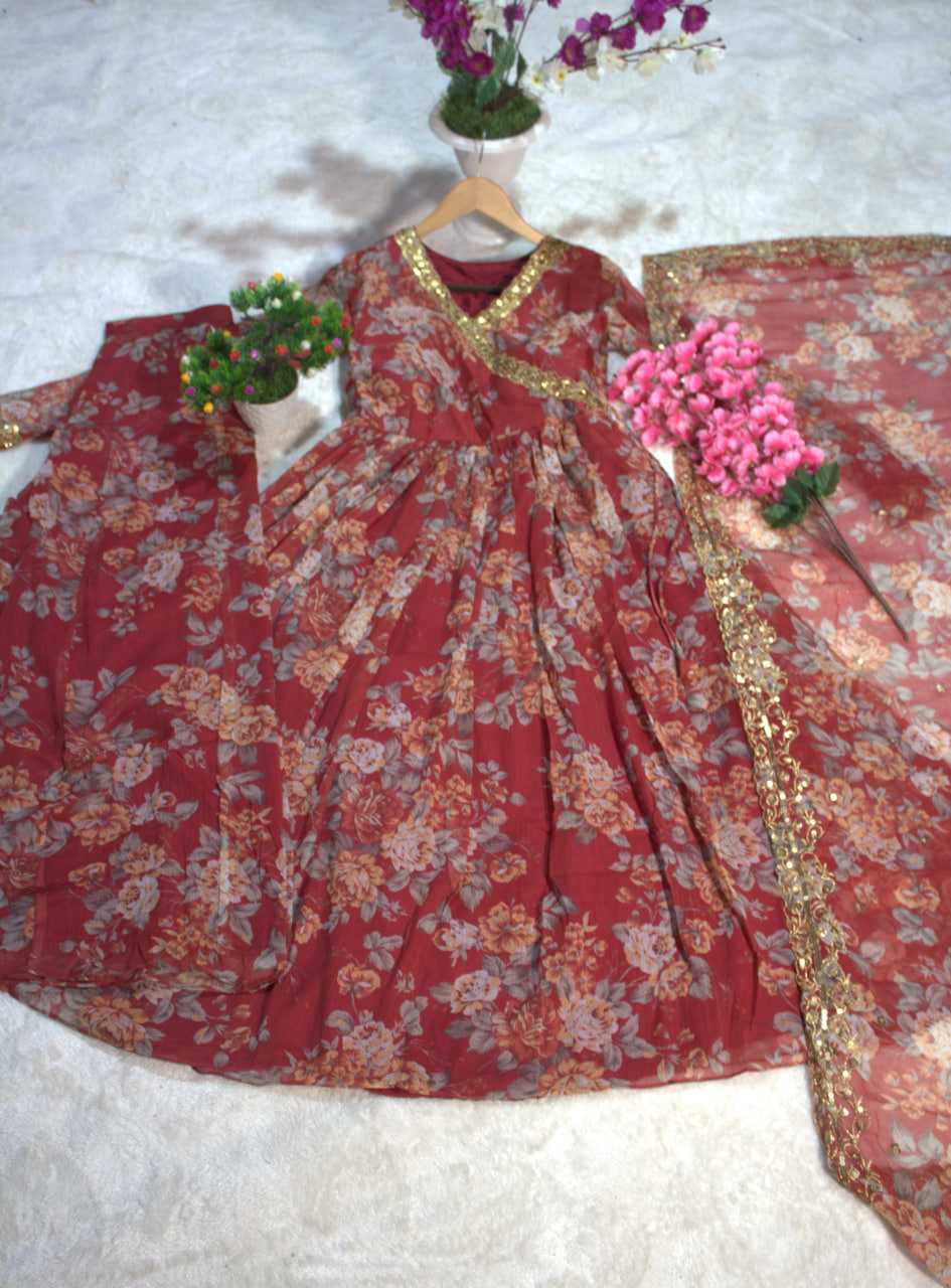 Ynf Chiffon RIN228 296 Suits & Dresses Wedding Collections Festive Collections Wholesale Printed Suits Palazzo Suit Embroidered Suits Manufacturer