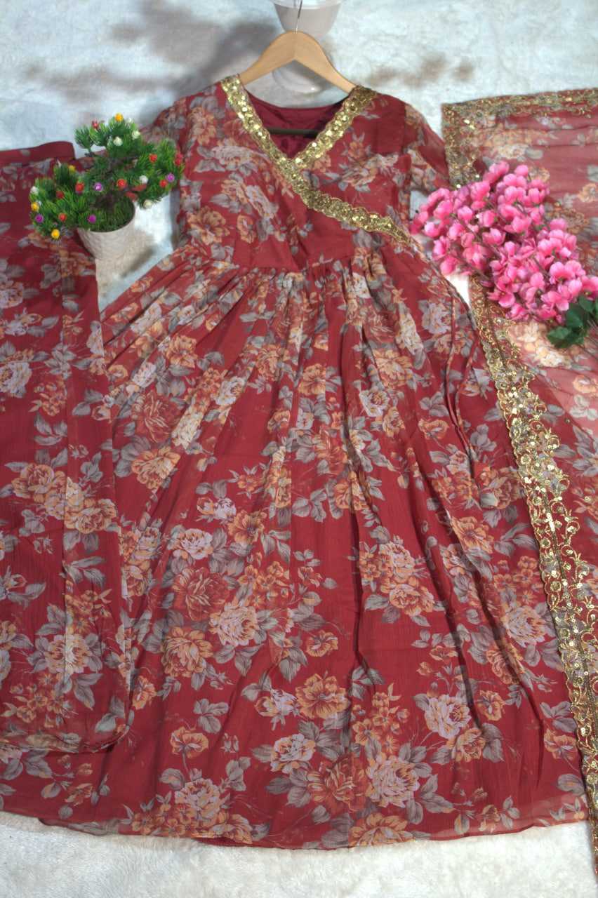 Ynf Chiffon RIN228 296 Suits & Dresses Wedding Collections Festive Collections Wholesale Printed Suits Palazzo Suit Embroidered Suits Manufacturer