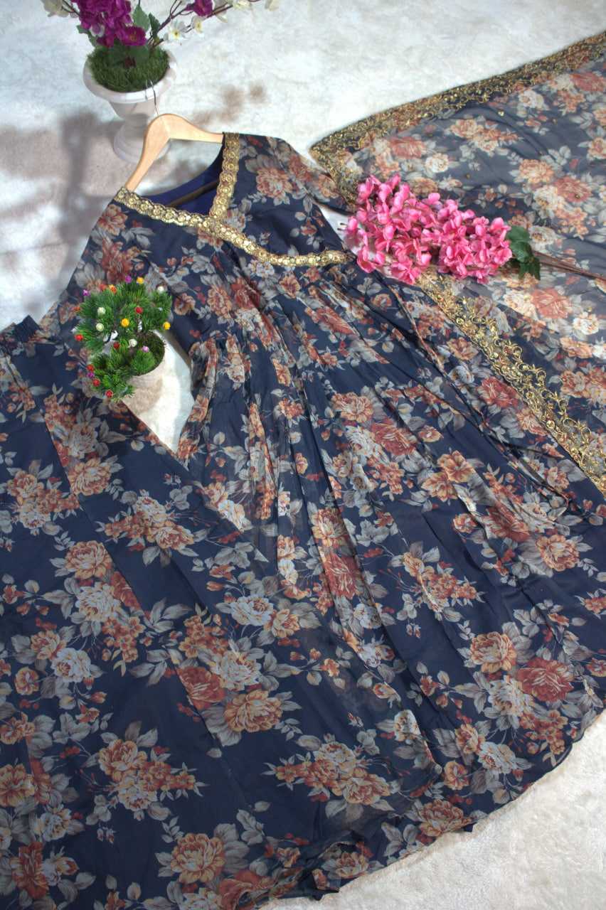 Ynf Chiffon RIN228 296 Suits & Dresses Wedding Collections Festive Collections Wholesale Printed Suits Palazzo Suit Embroidered Suits Manufacturer