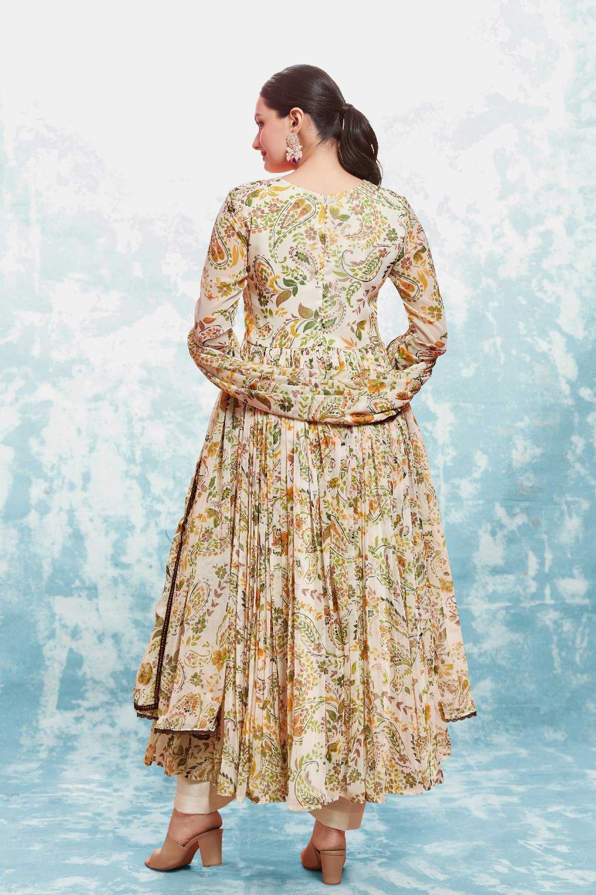 Ynf Chiffon RIN228 306 Suits & Dresses Wholesale Ladies Suits Dresses Designer Suits Manufacturer