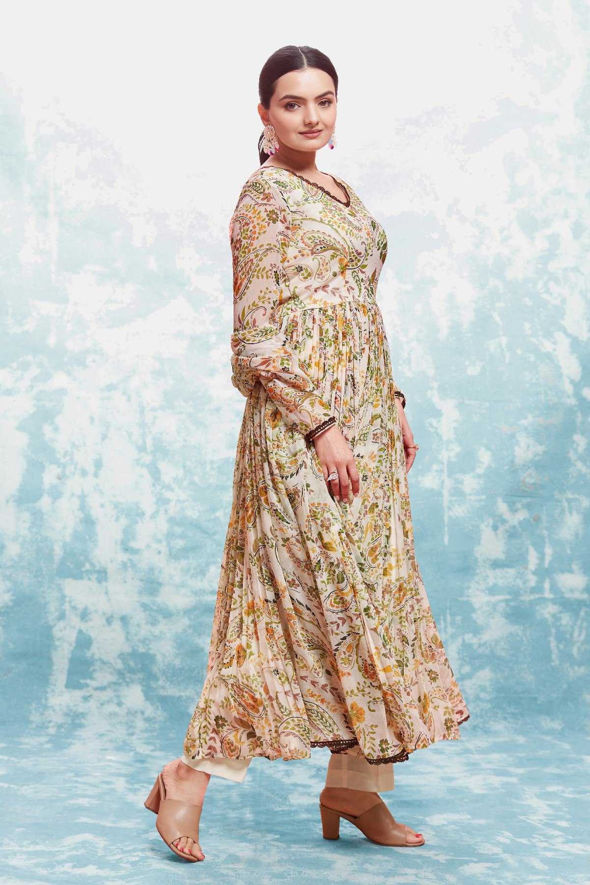 Ynf Chiffon RIN228 306 Suits & Dresses Wholesale Ladies Suits Dresses Designer Suits Manufacturer