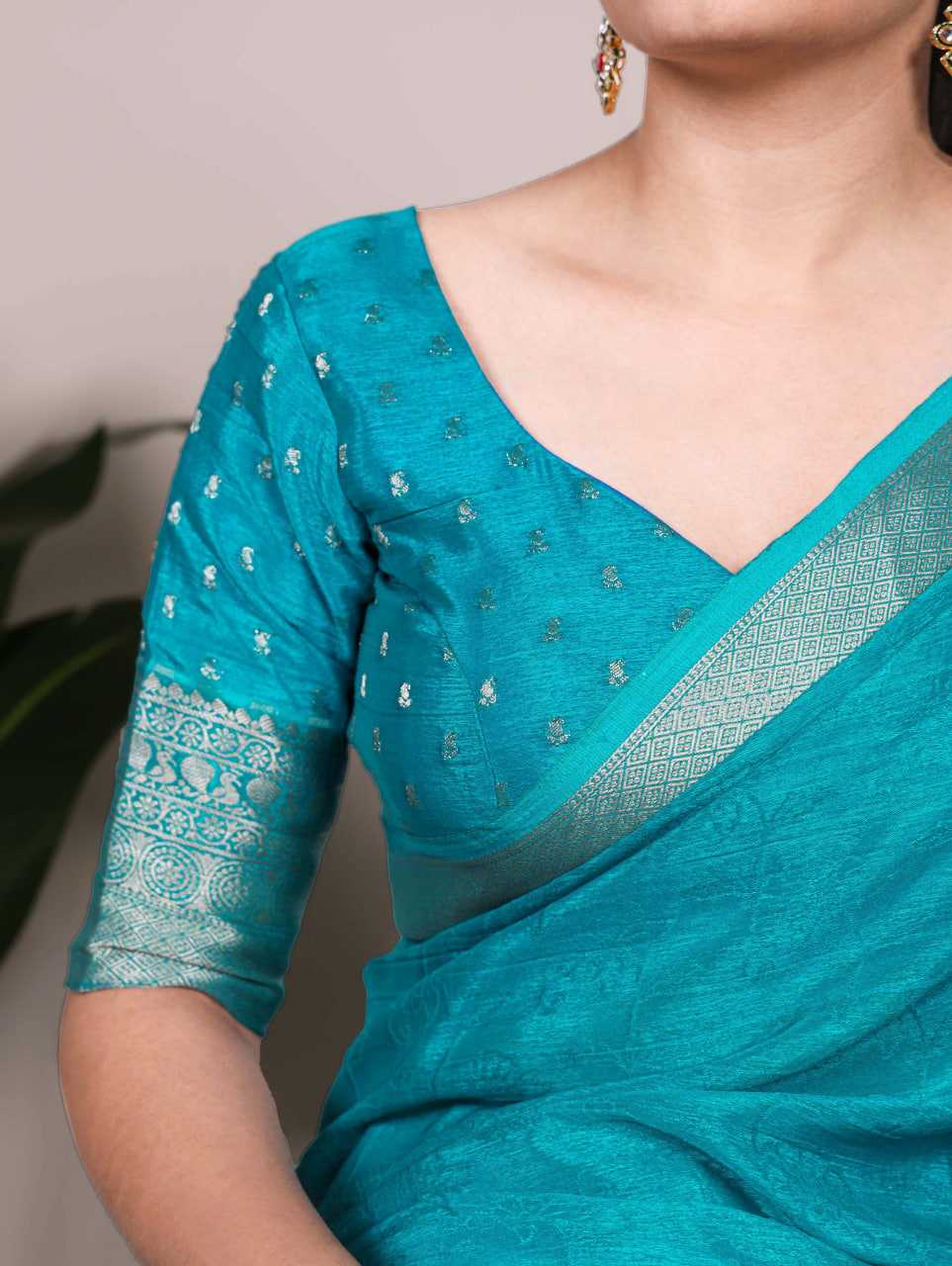 Ynf Chinon KESH134 7902 Sarees Wedding Collections Festive Collections Wholesale Printed Sarees Zari Sarees Sarees With Blouse Manufacturer