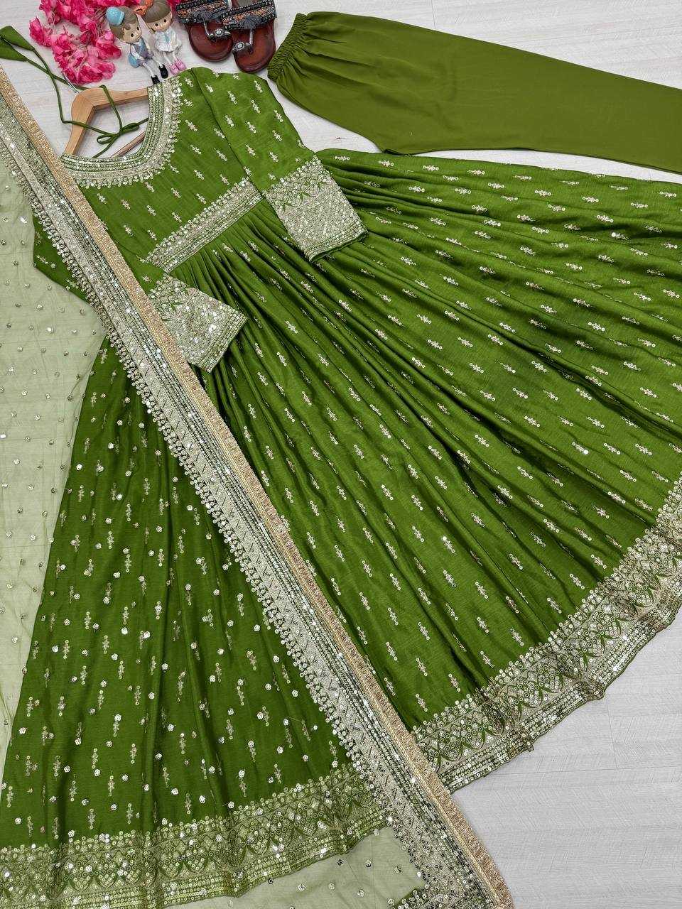 Ynf Chinon KESH141 1111 Gowns Wholesale Embroidery Gowns Party Gowns Wedding Gown Manufacturer