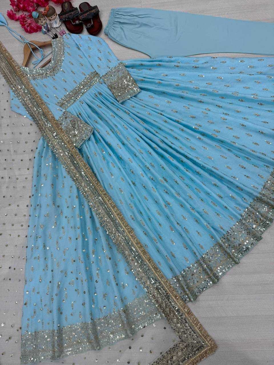 Ynf Chinon KESH141 1111 Gowns Wholesale Embroidery Gowns Party Gowns Wedding Gown Manufacturer