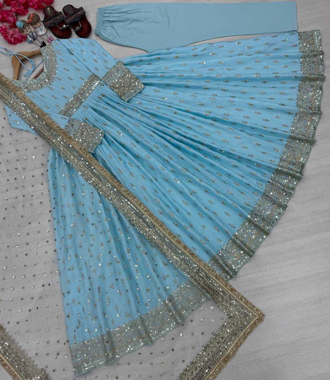 Ynf Chinon KESH141 1111 Gowns Wholesale Embroidery Gowns Party Gowns Wedding Gown Manufacturer