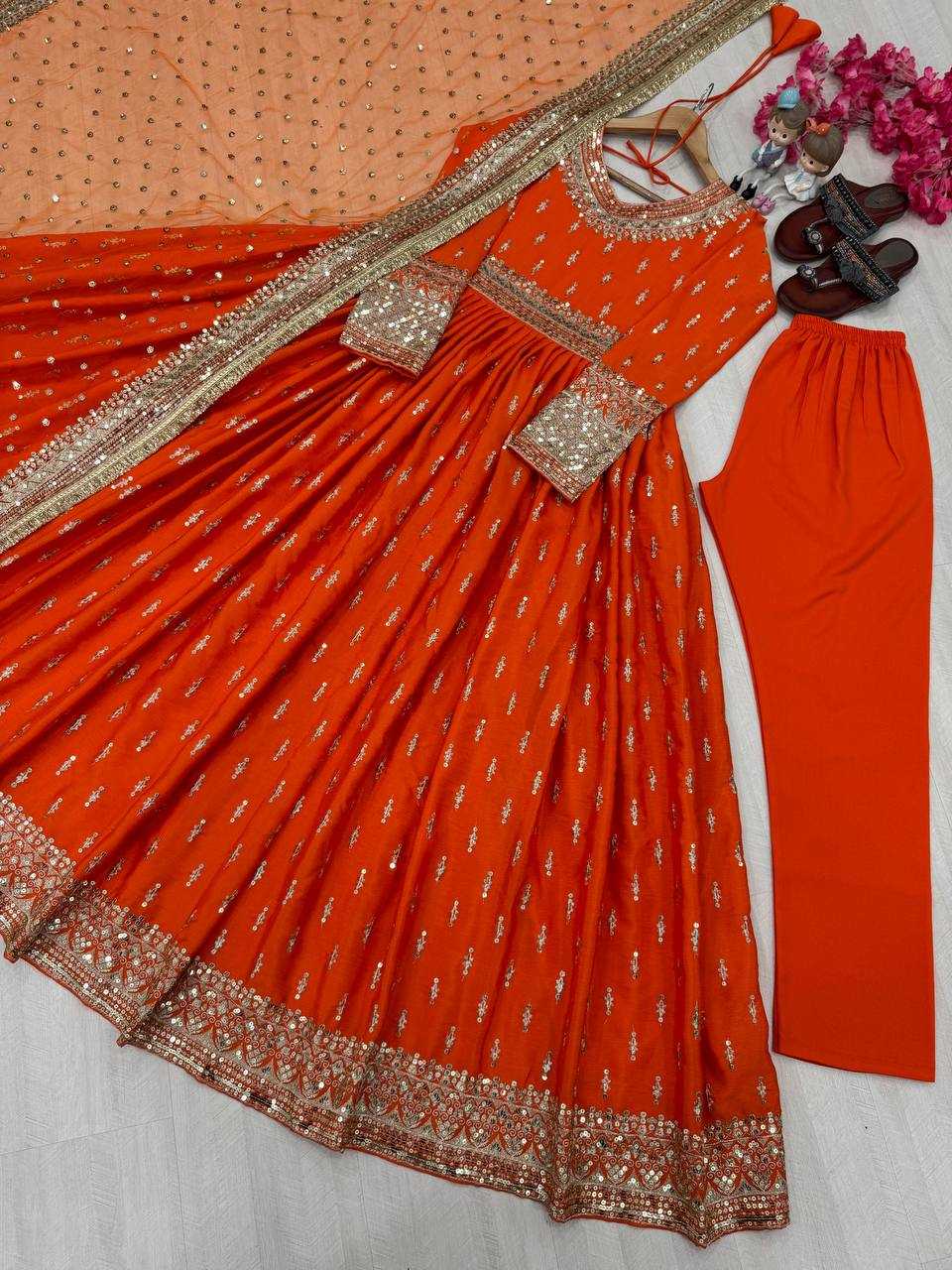 Ynf Chinon KESH141 1111 Gowns Wholesale Embroidery Gowns Party Gowns Wedding Gown Manufacturer
