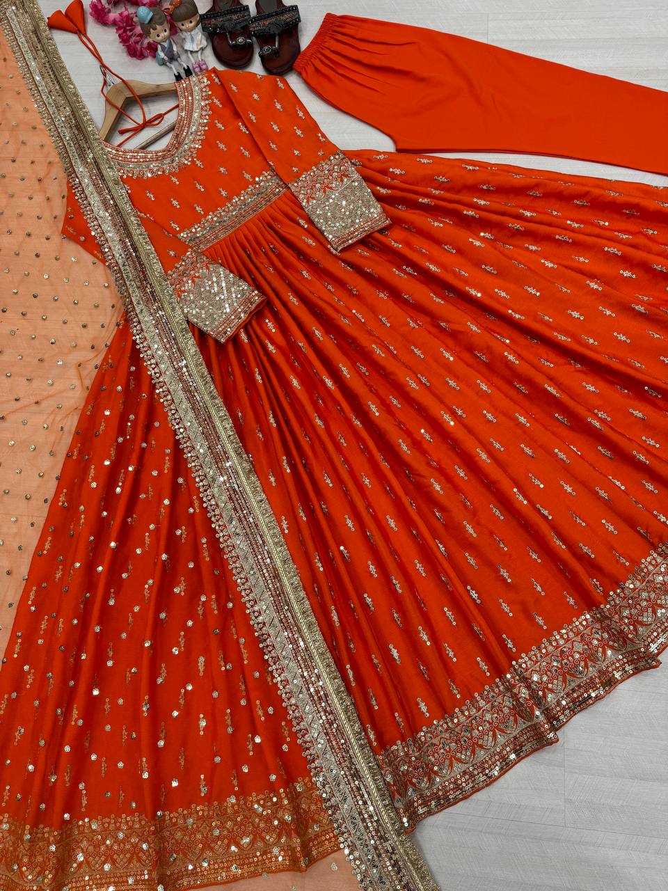 Ynf Chinon KESH141 1111 Gowns Wholesale Embroidery Gowns Party Gowns Wedding Gown Manufacturer