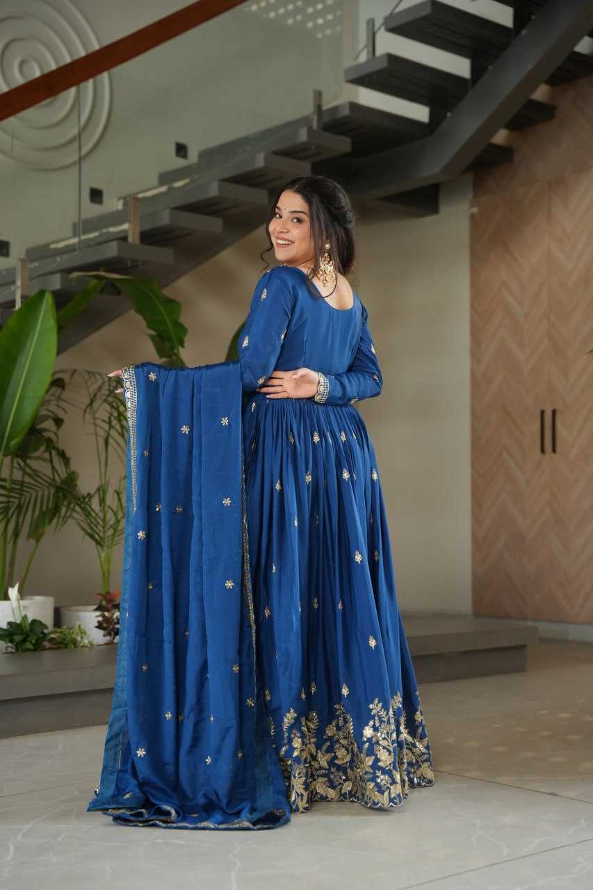 Ynf Chinon KESH489 1166 Gowns Wholesale Embroidery Gowns Manufacturer