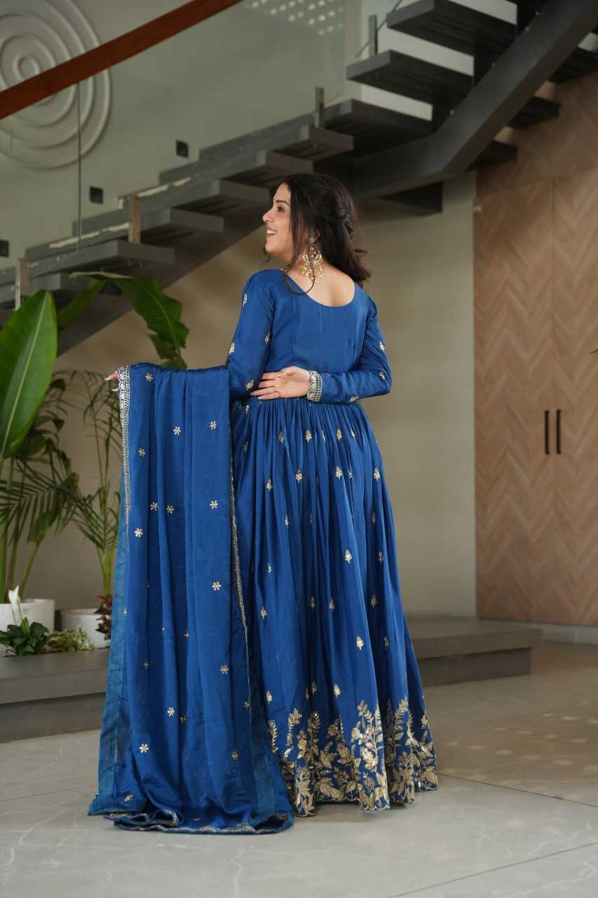 Ynf Chinon KESH489 1166 Gowns Wholesale Embroidery Gowns Manufacturer
