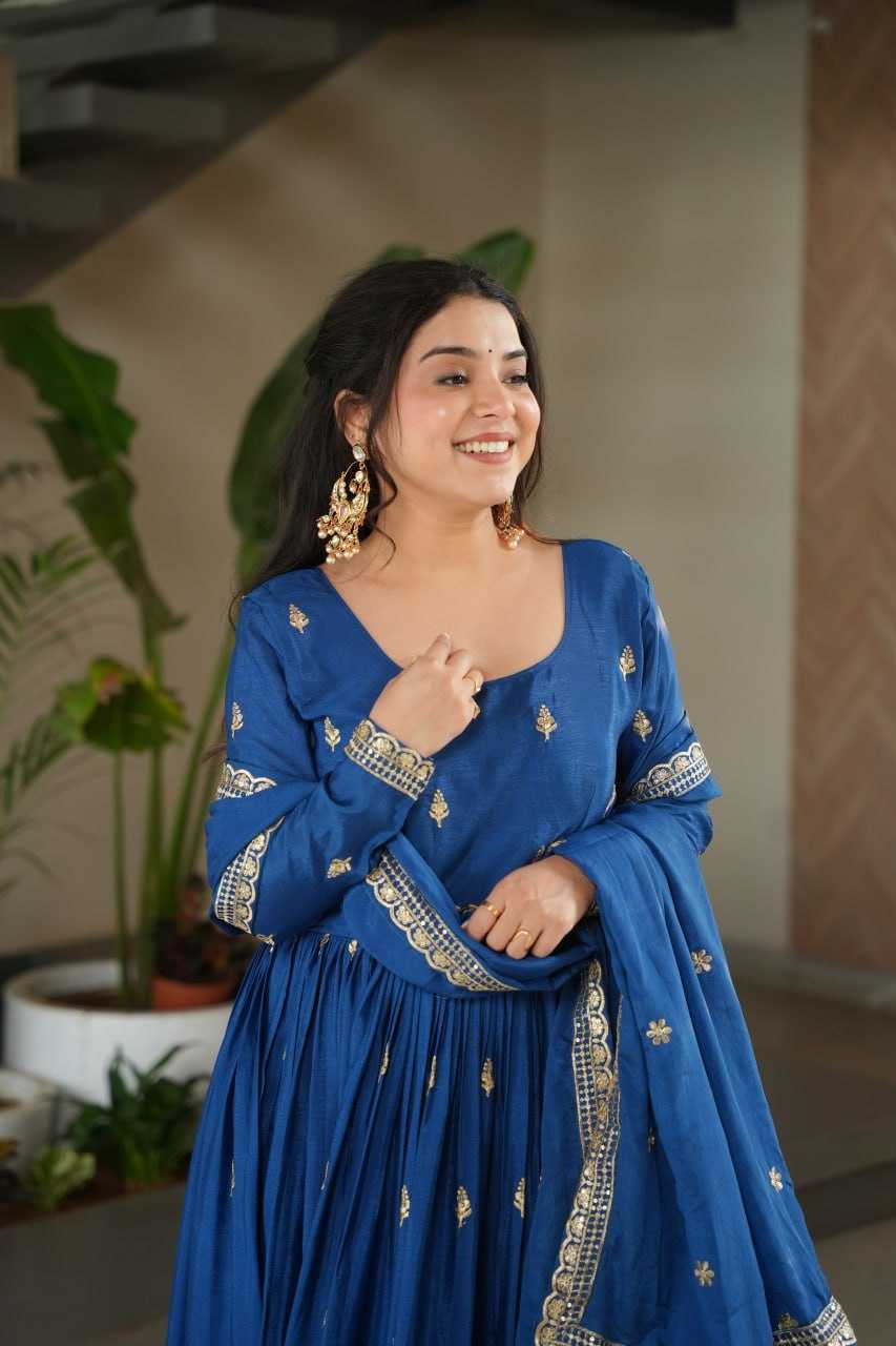 Ynf Chinon KESH489 1166 Gowns Wholesale Embroidery Gowns Manufacturer